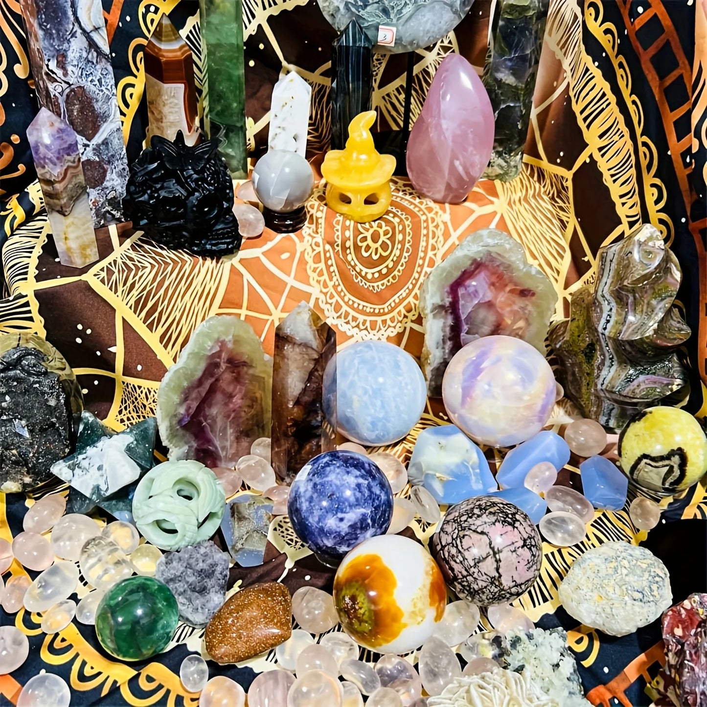 CrystalHola Crystal Gift Box Mixed Stones Home Decor