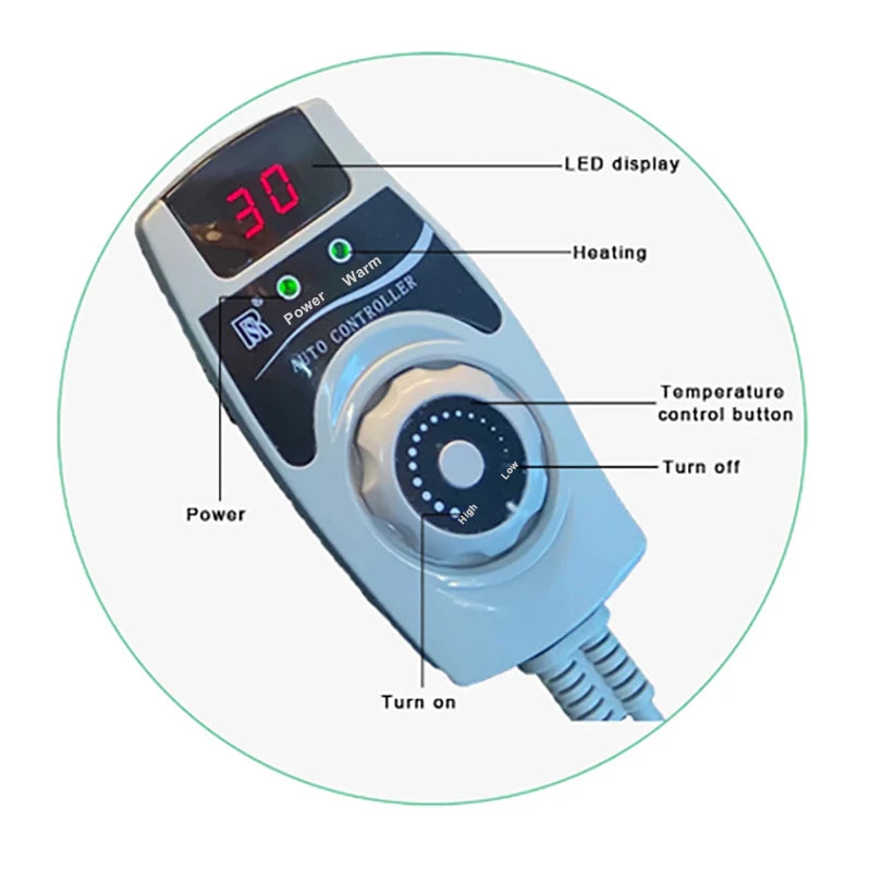 MagCellapy Electric Heated Jade Germanium Stone Massage