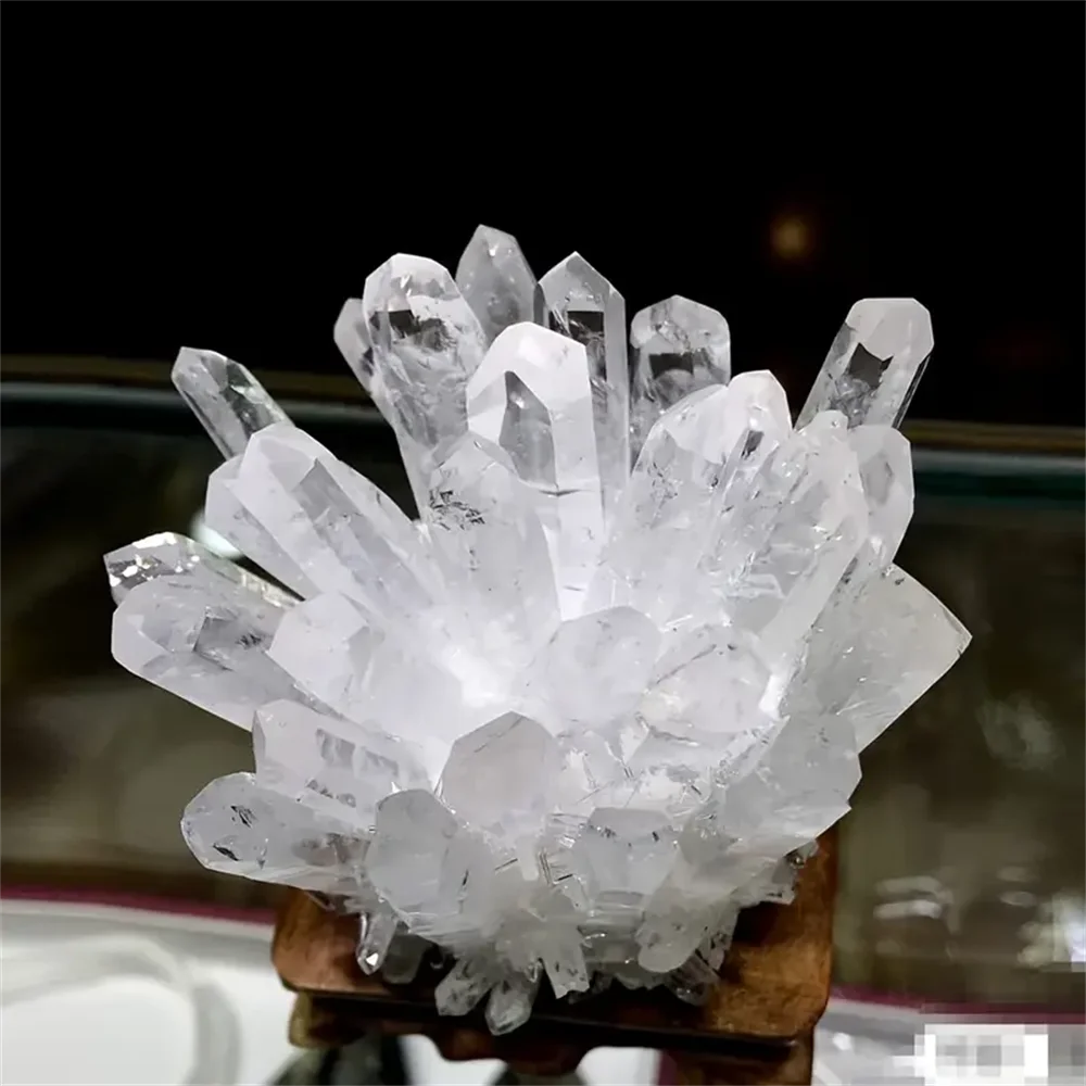 CrystalHola Geometric Crystal Stone Cluster Ornament