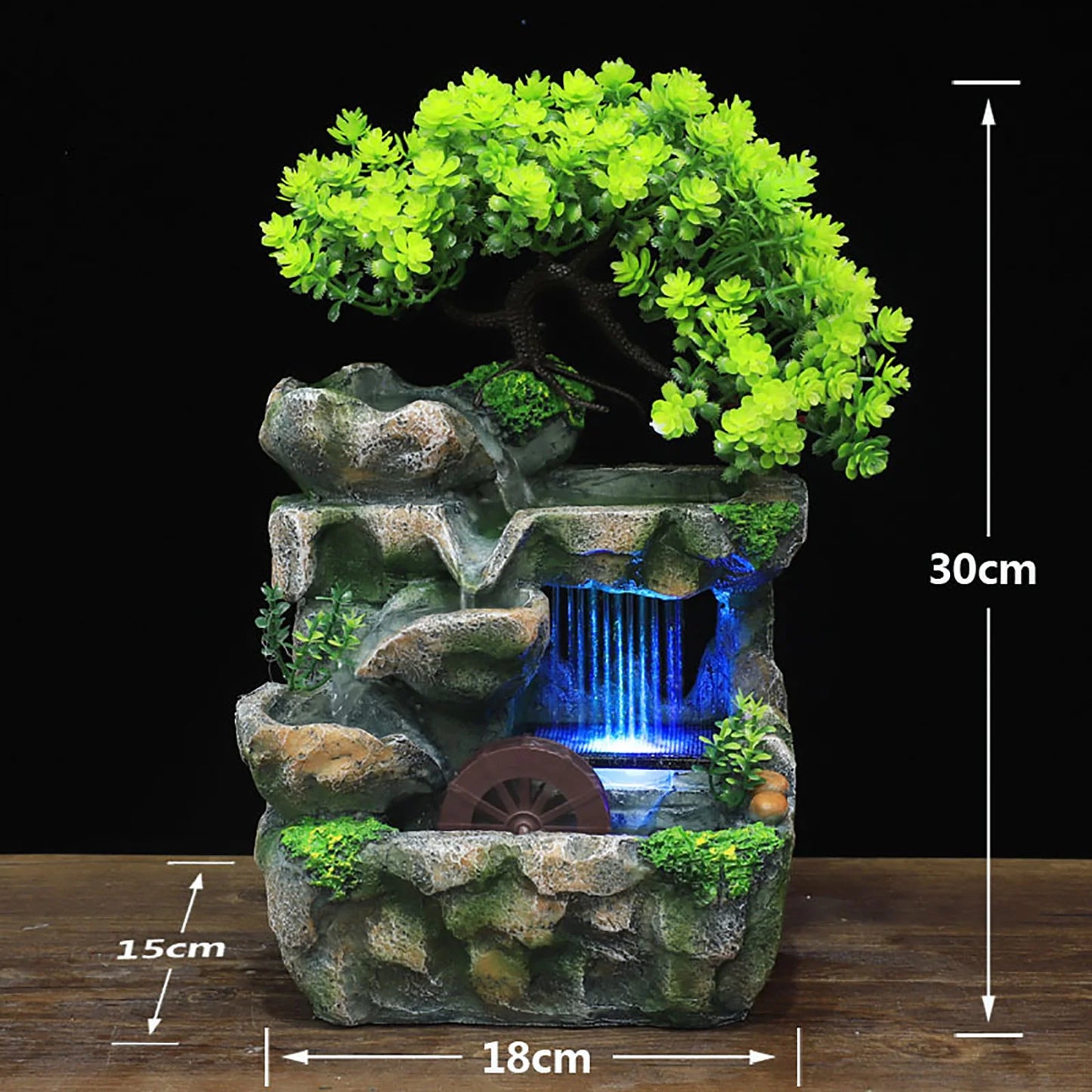 Hign-concerned Fountain With Color Changing LED Lights