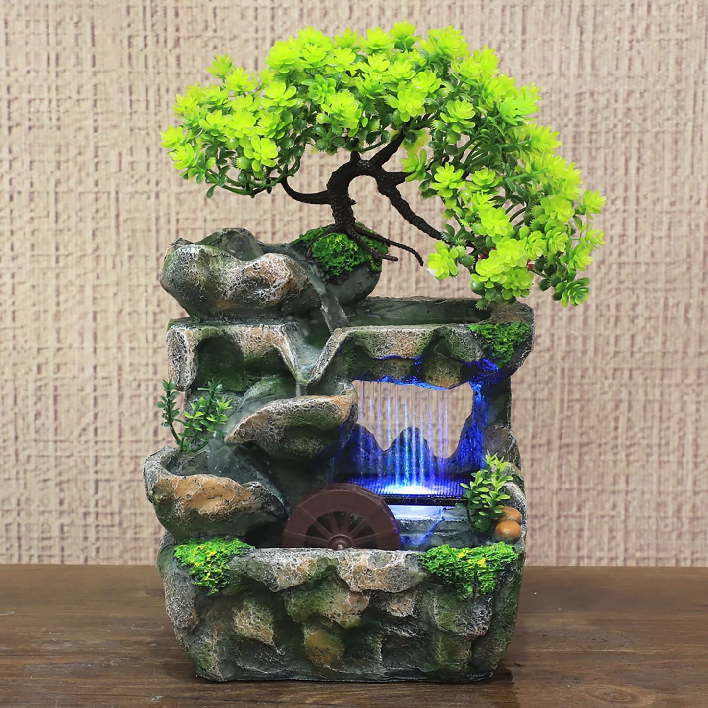 Hign-concerned Fountain With Color Changing LED Lights