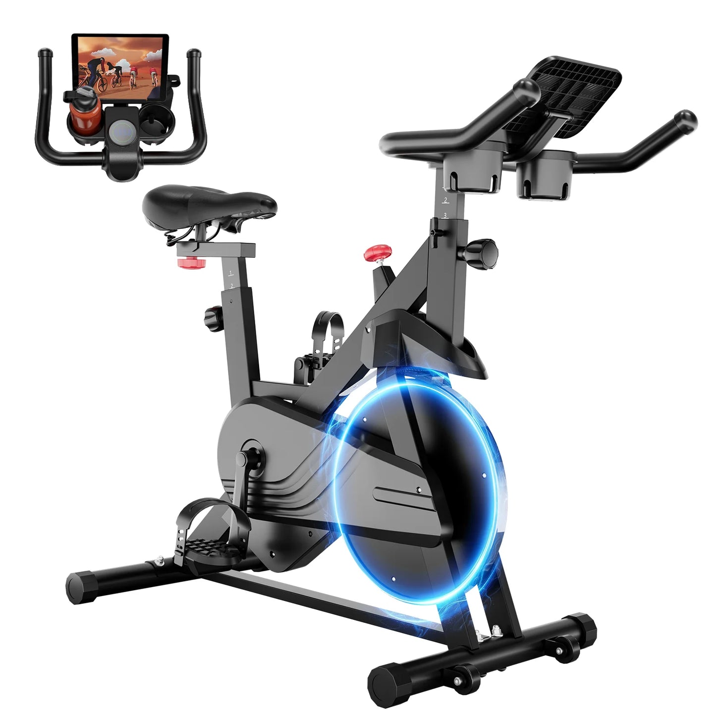 Superun 32 Level Magnetic Resistance Exercise Bike Home Gym