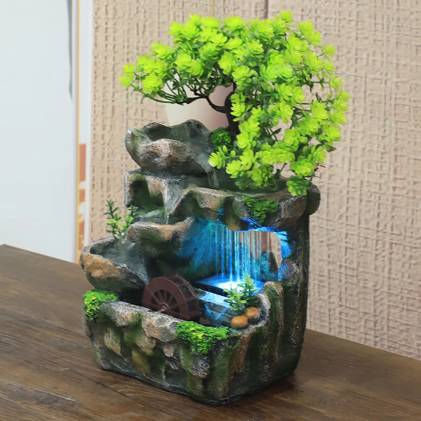 Hign-concerned Fountain With Color Changing LED Lights