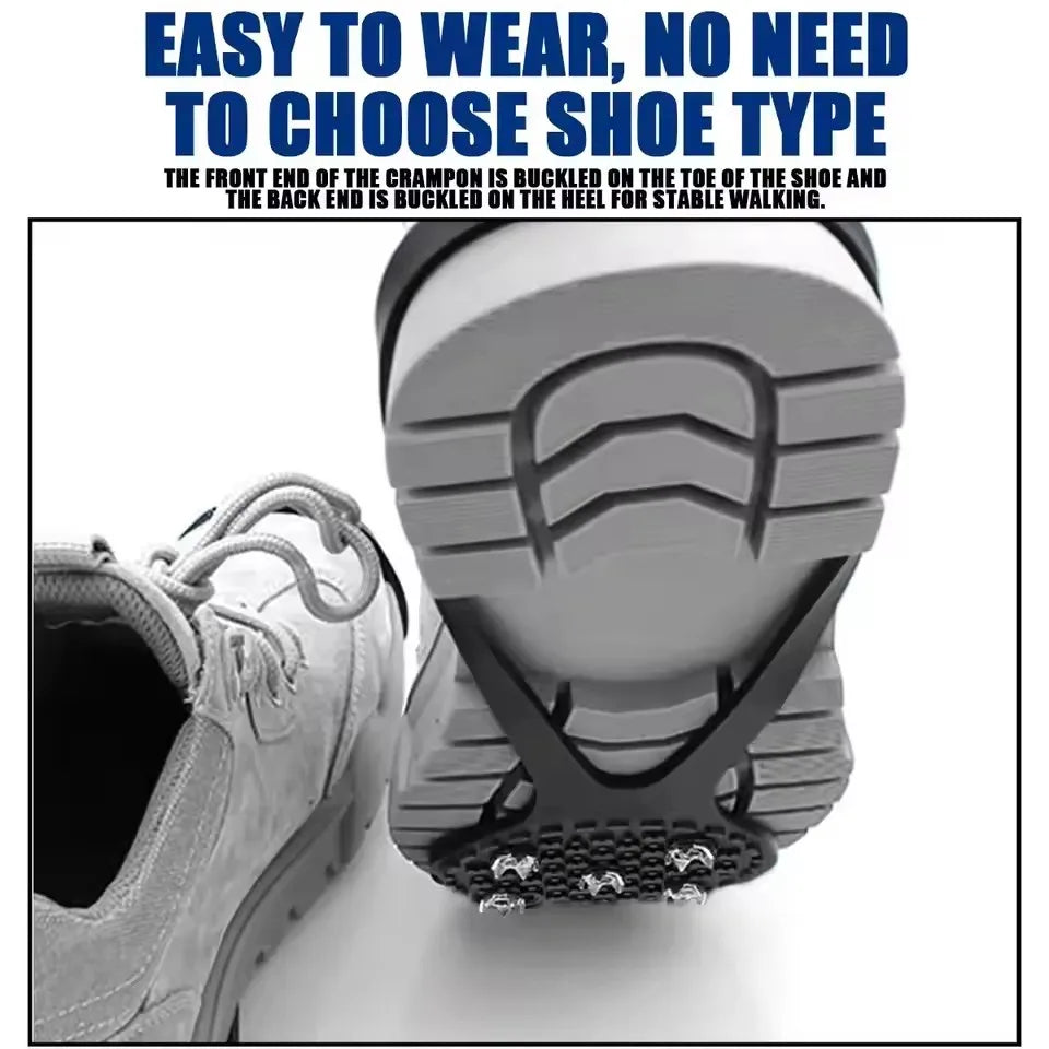 Hign-concerned 5 Teeth Ice Gripper For Shoes Cleats Snow