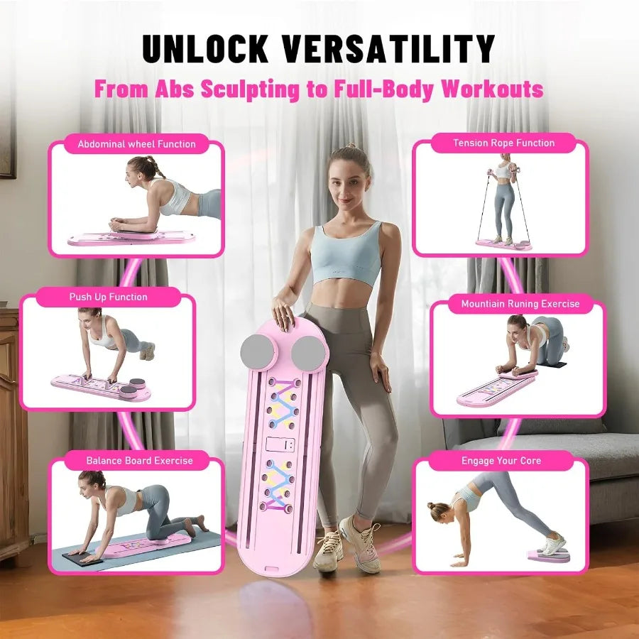 Function Pilates Board Reformer Kit With Ab Roller Pro