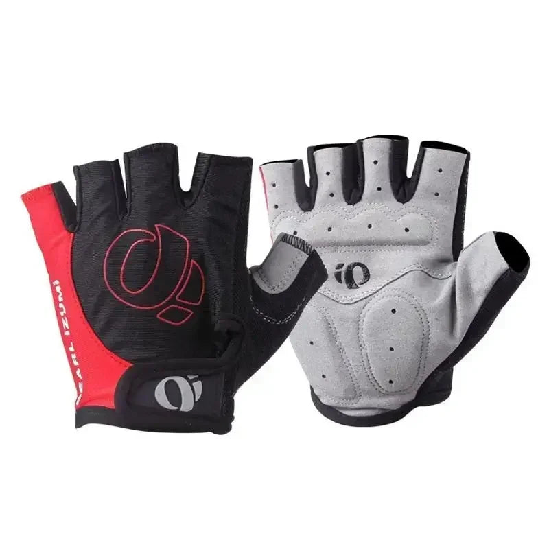 Cycling Half Finger Gel Gloves Anti Slip For Road Bike Men