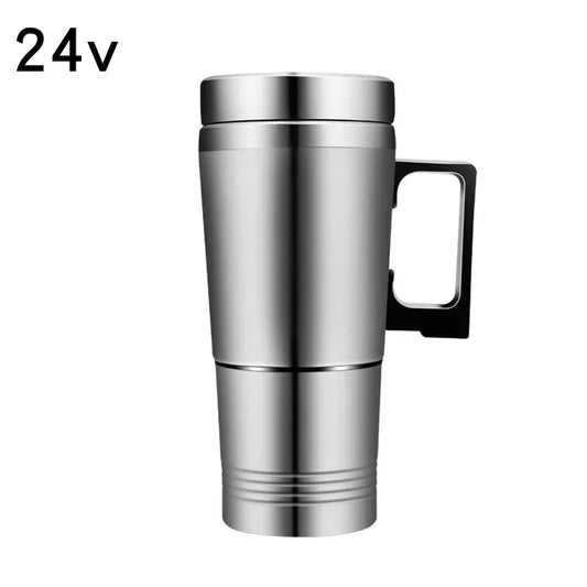 Vehicle Heating Cup 12V 24V Electric Kettle Stainless Steel