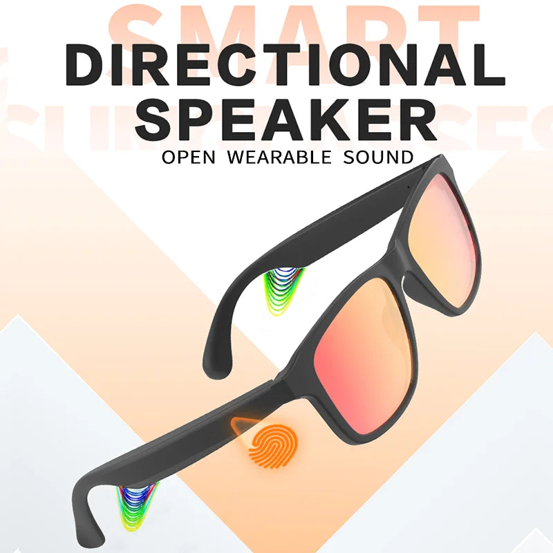 Giinova Smart Glasses Bluetooth Sunglasses With Speaker