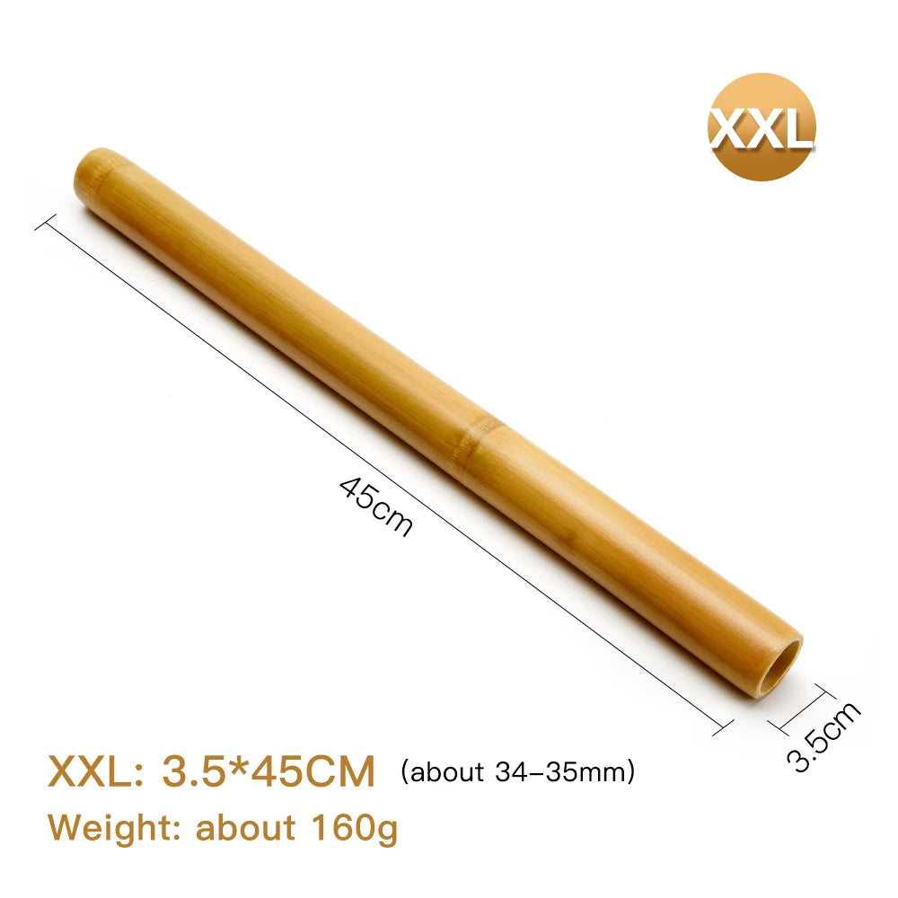 Mokarle Natural Bamboo Massage Stick Gua Sha Therapy Tool