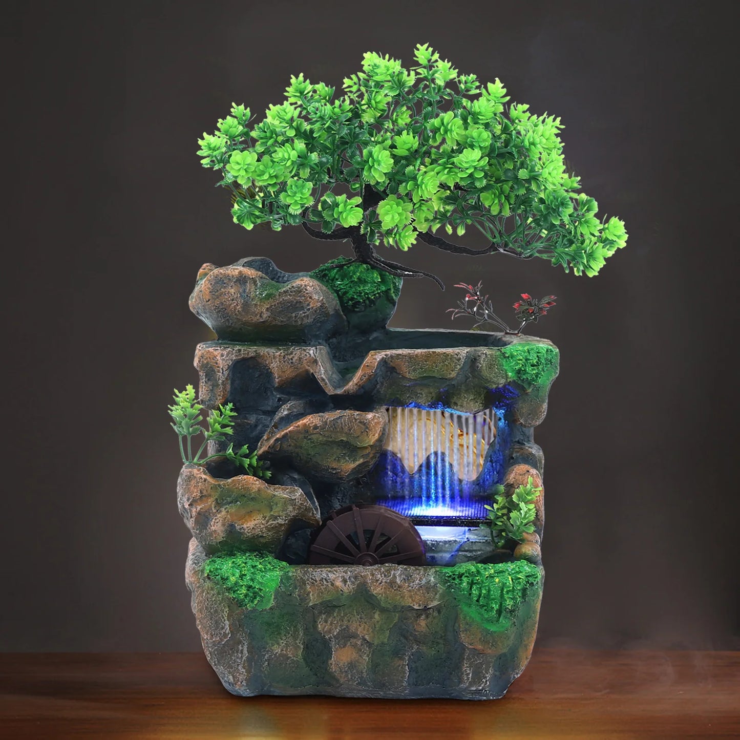 Hign-concerned Fountain With Color Changing LED Lights