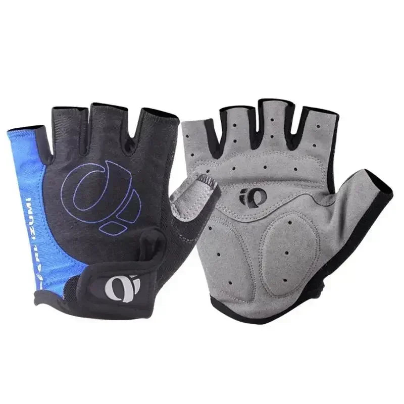 Cycling Half Finger Gel Gloves Anti Slip For Road Bike Men