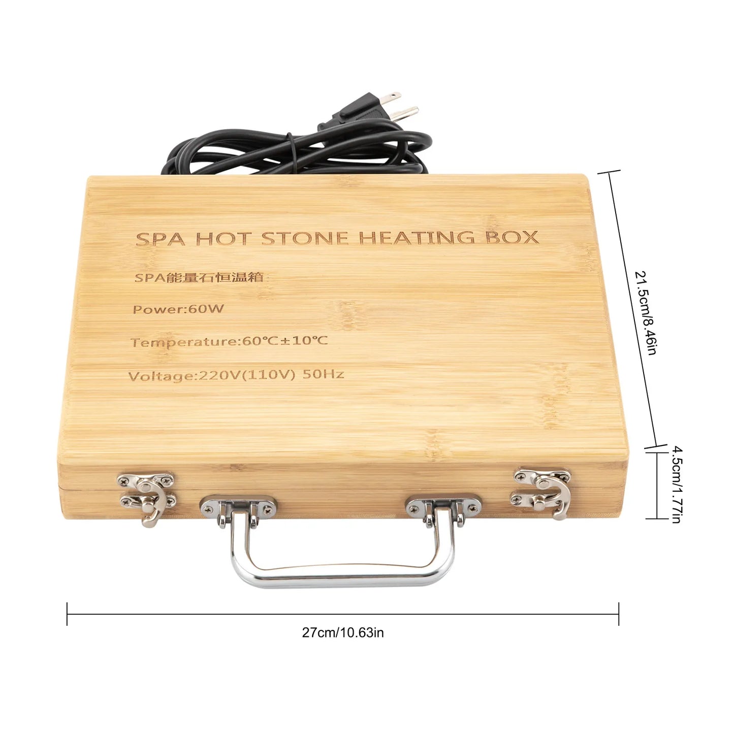 Hanging Volcanic Hot Stone Spa Kit With Digital Controller