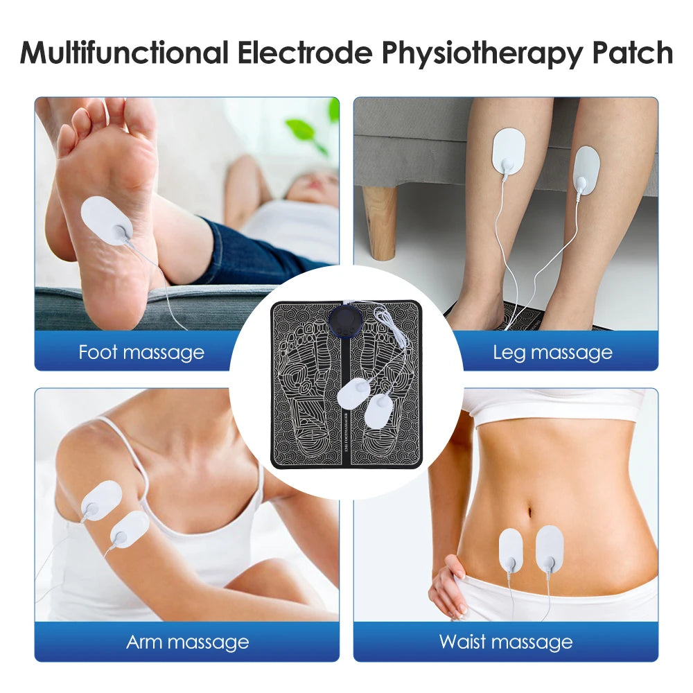Hailicare Rechargeable Foot Massager EMS Pad Mat Therapy