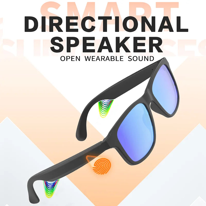 Giinova Smart Glasses Bluetooth Sunglasses With Speaker