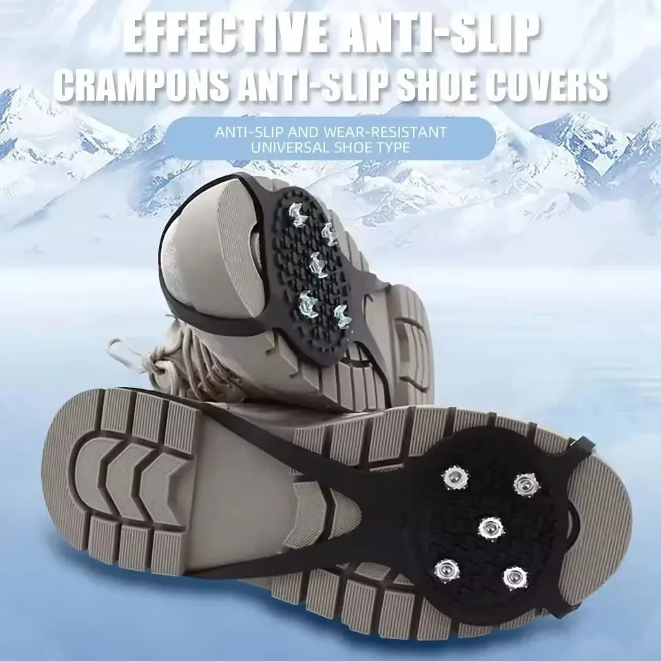 Hign-concerned 5 Teeth Ice Gripper For Shoes Cleats Snow