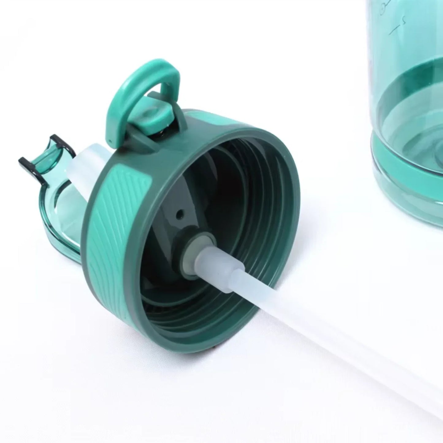 800ml Sports  Free Men Drinkware  PC Transparent with Straw for Camping Hiking Outdoor Adults