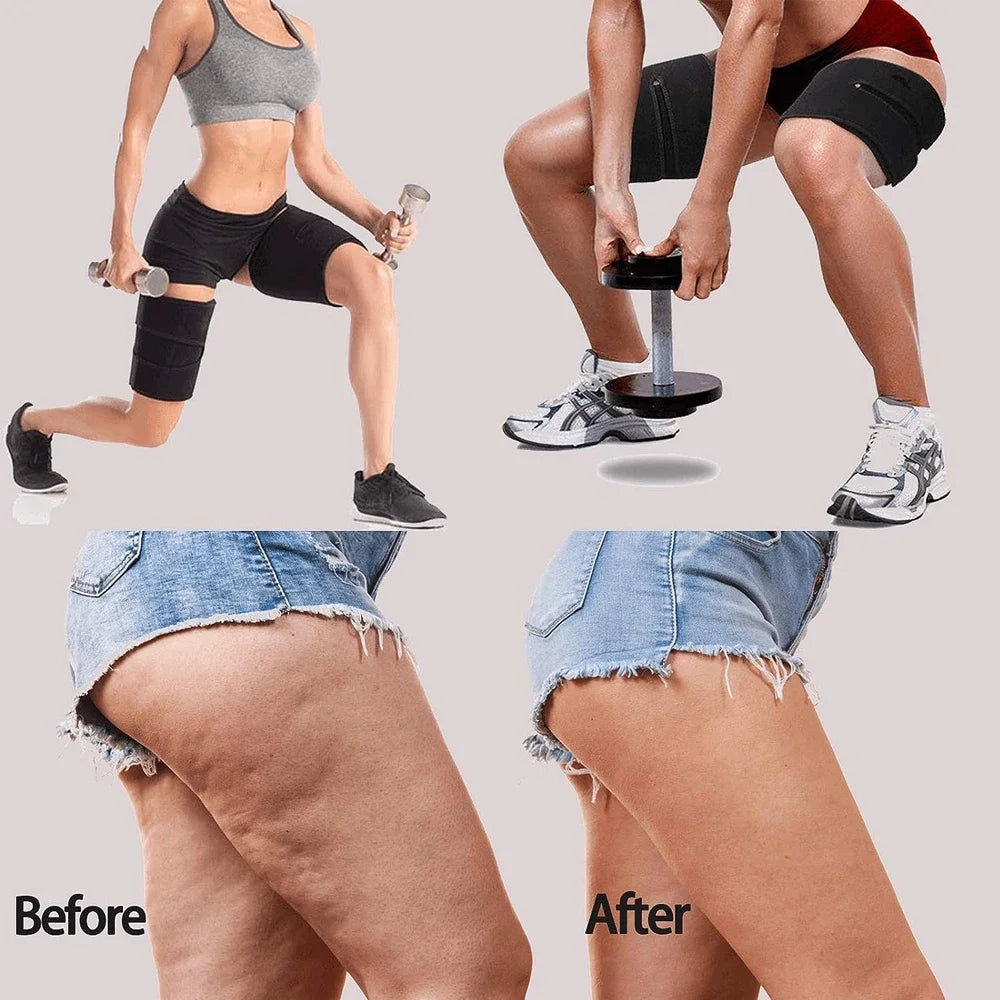Toprun Slimming Leg Shaper Sauna Wrap Neoprene Belt