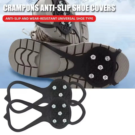 Hign-concerned 5 Teeth Ice Gripper For Shoes Cleats Snow