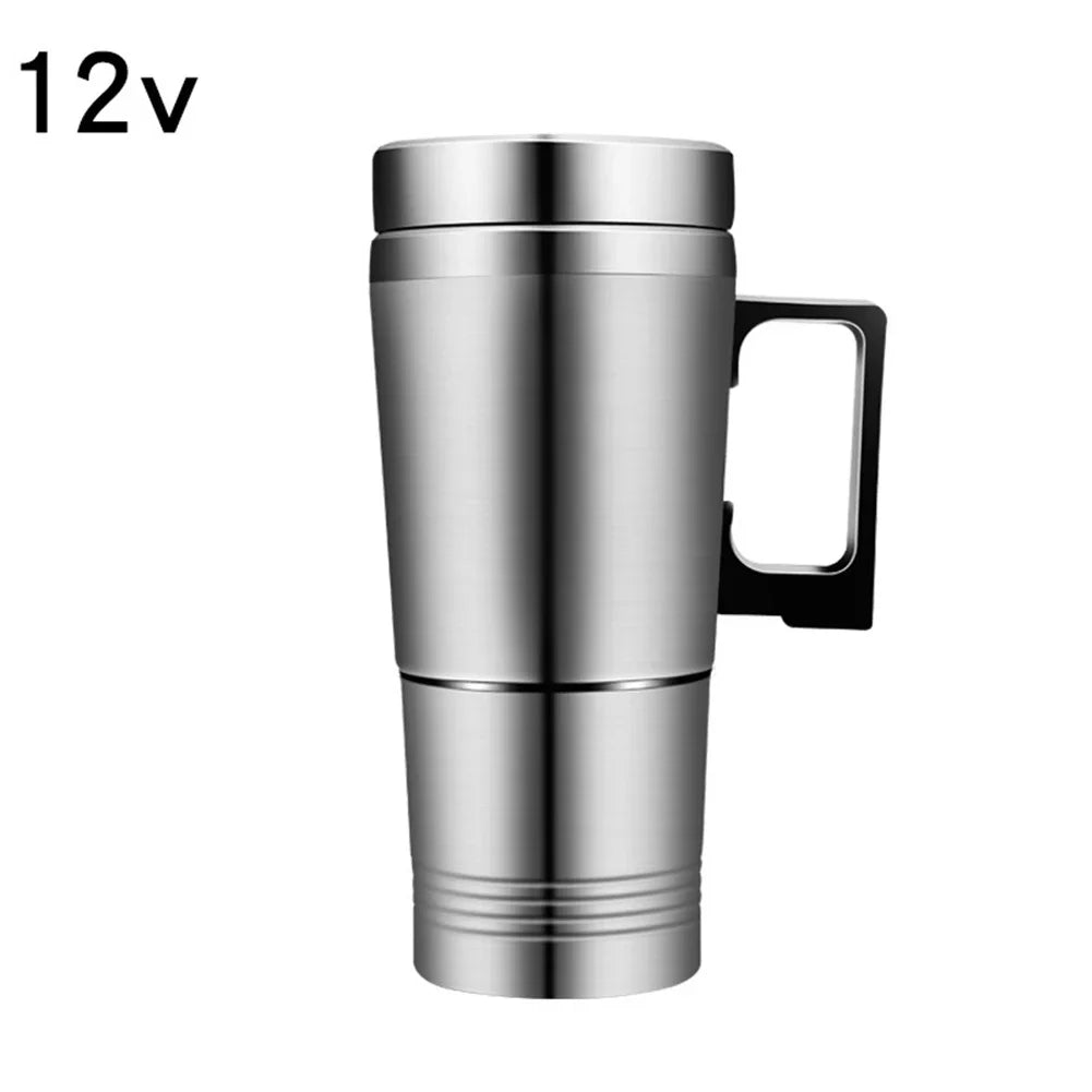 Vehicle Heating Cup 12V 24V Electric Kettle Stainless Steel