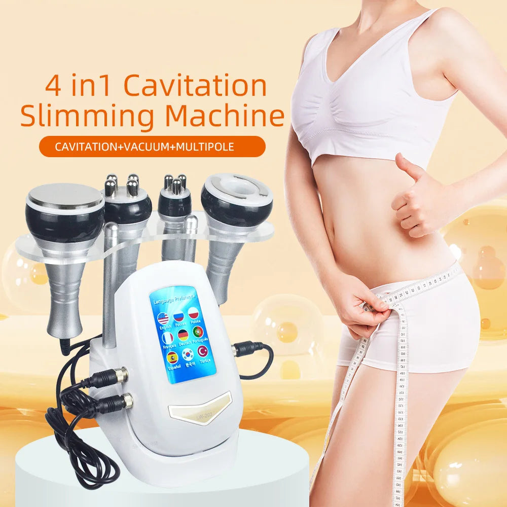 MISSHEARTH 4 In 1 Vacuum Therapy Cavitation RF Slimming