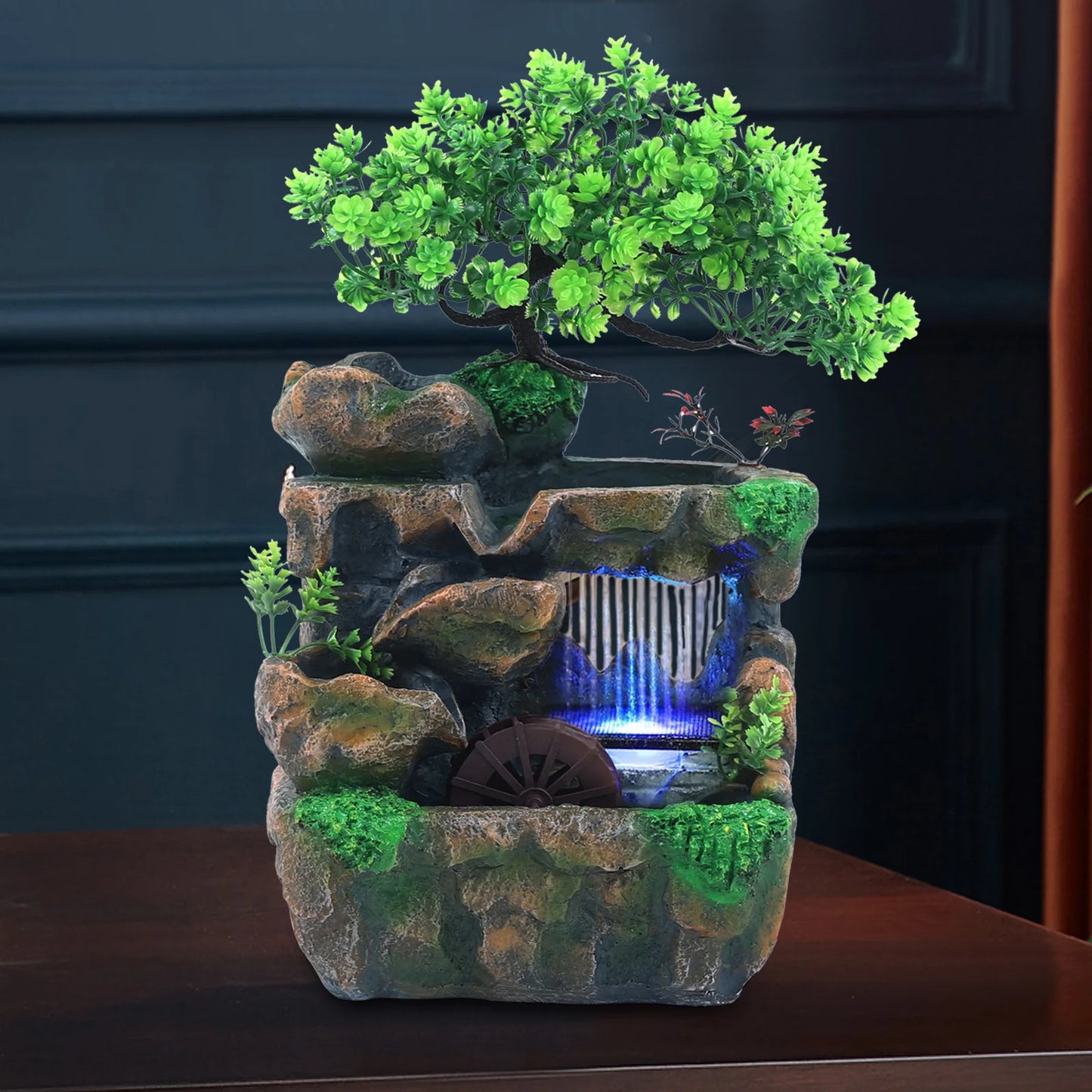 Hign-concerned Fountain With Color Changing LED Lights