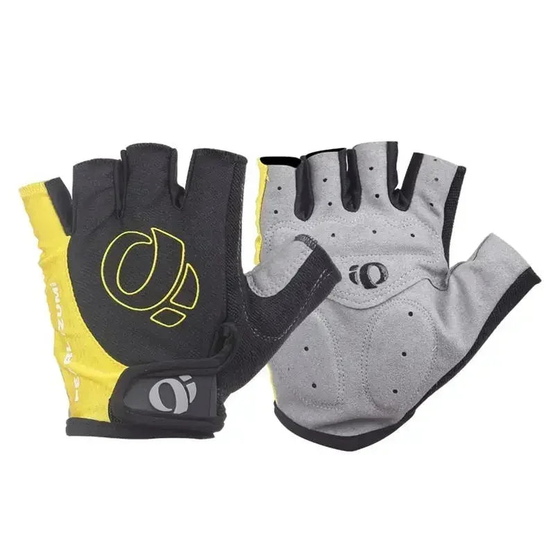 Cycling Half Finger Gel Gloves Anti Slip For Road Bike Men
