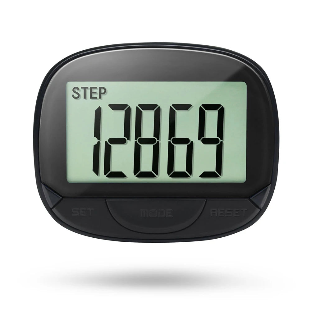 Calorie Pedometer Clip On Step Counter With Digital Display