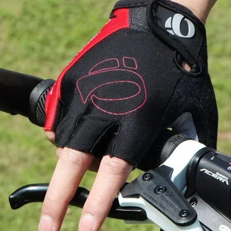 Cycling Half Finger Gel Gloves Anti Slip For Road Bike Men