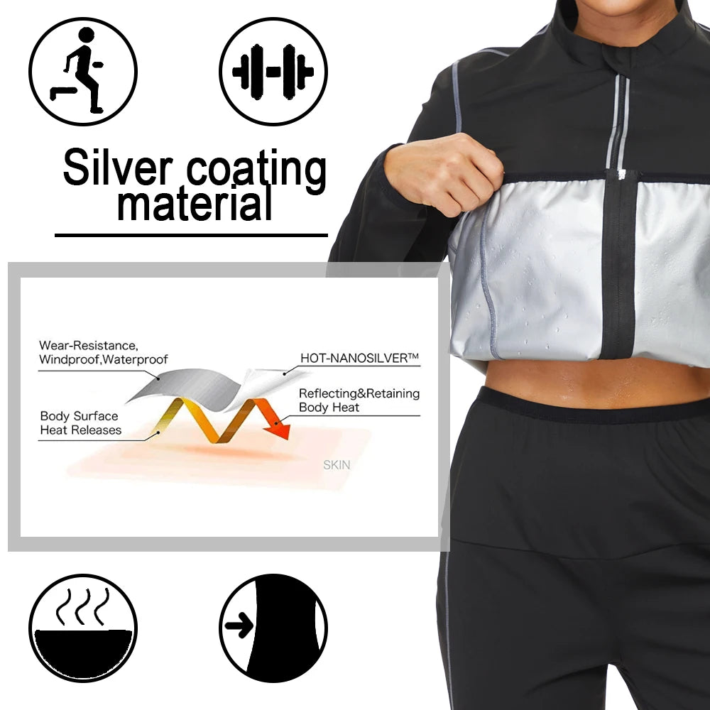 Guangdong Women Sauna Jacket Shaper Long Sleeve Top