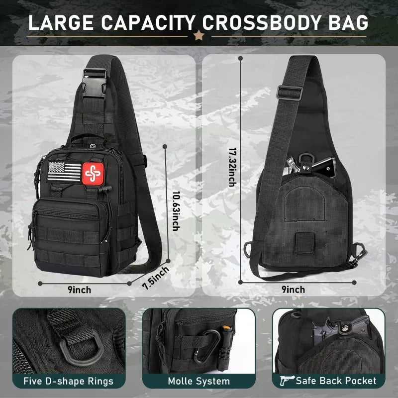 Hign Concerned 262Pcs Survival Gear Kit With First Aid Bag
