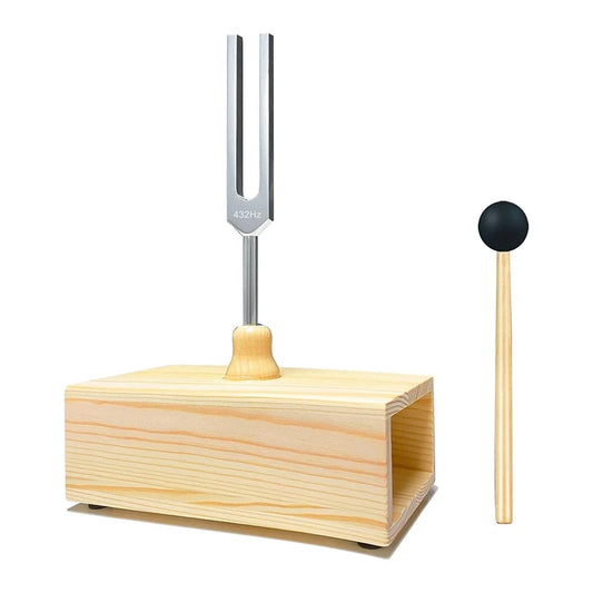 FGHGFDIY Supplies 432 Hz Tuning Fork Resonance Box Therapy