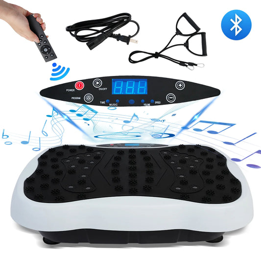 Full Body Vibration Exercise Machine With Resistance Bands