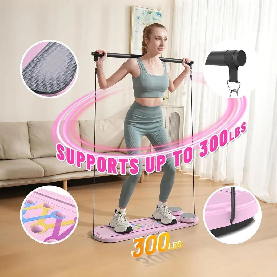Function Pilates Board Reformer Kit With Ab Roller Pro