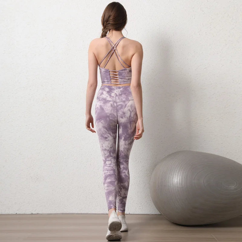 Zhejiang Craft of Weaving Women High Waist Yoga Set Bra