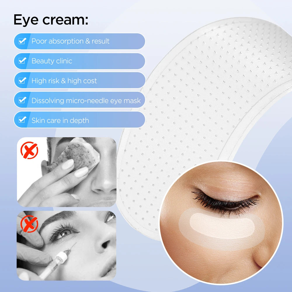 Ms.Dear Microneedle Eye Patches Hyaluronic Acid Dark Circle