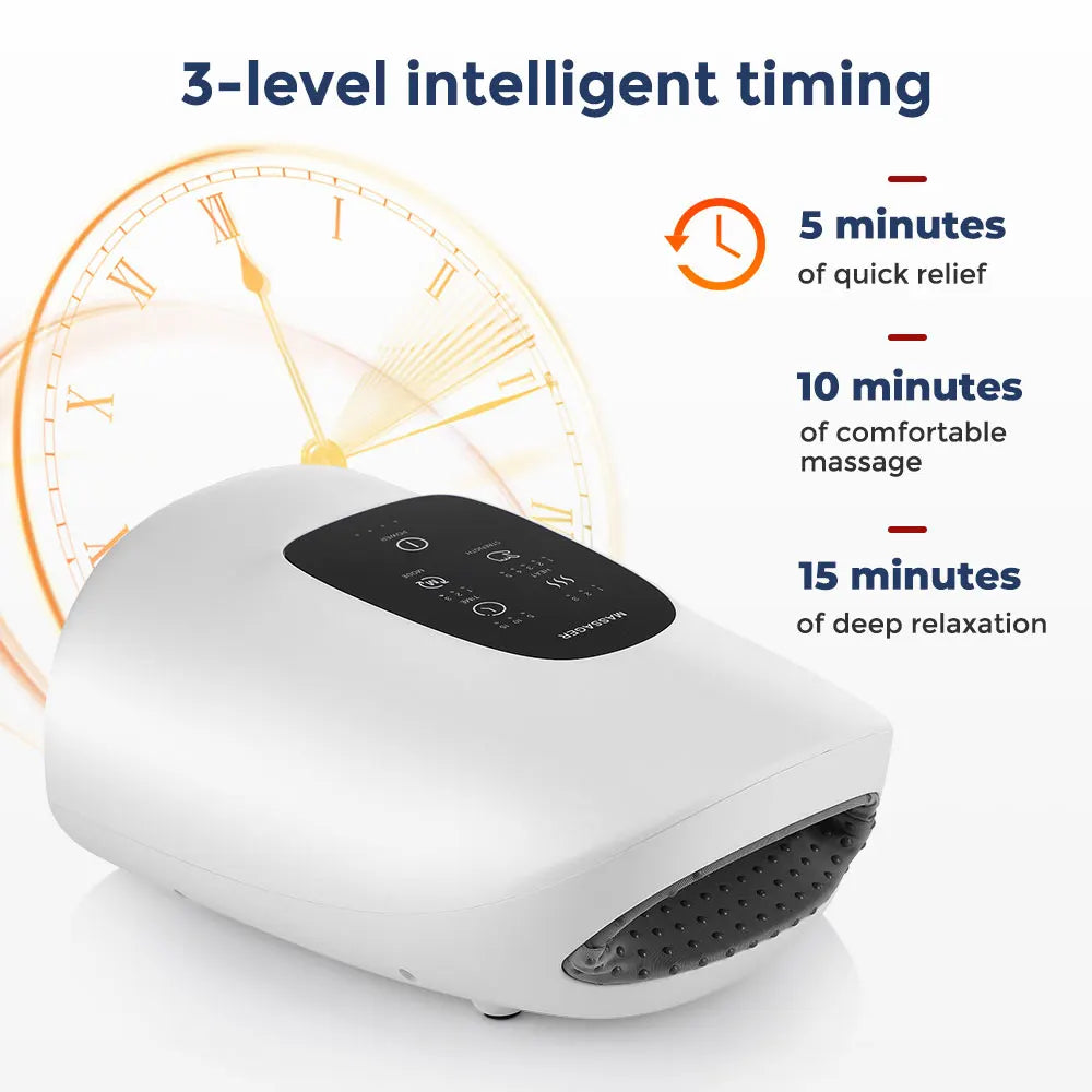 Hailicare Wireless Electric Hand Massager With Air Compression Hot Compress