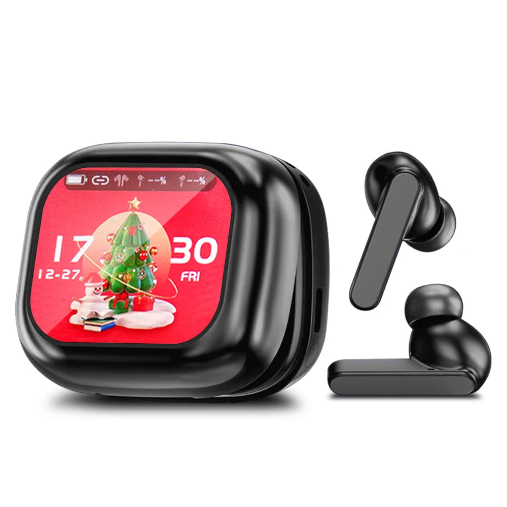 GREATWALL TWS Bluetooth Earphones With LCD Touch Screen HiFi