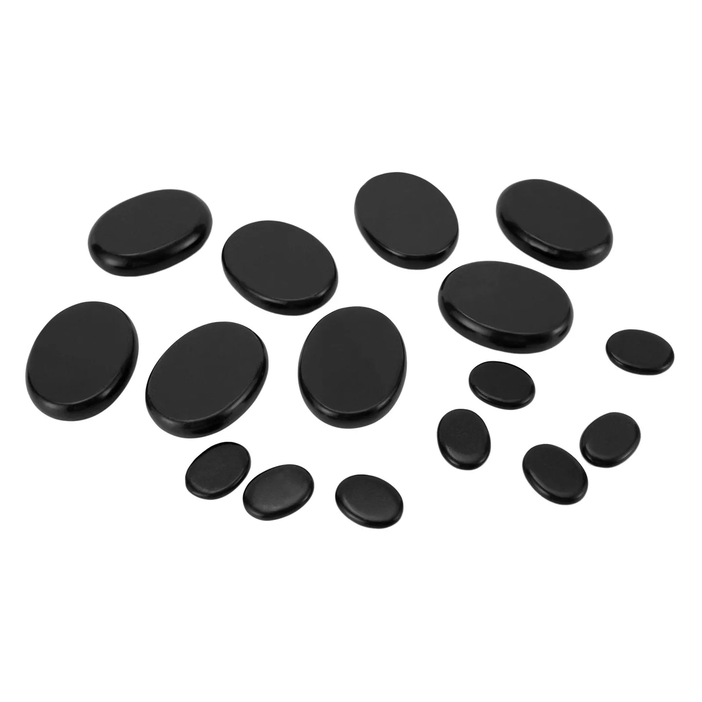 Bymaocar 16 Piece Hot Stone Massage Set With Digital Controller