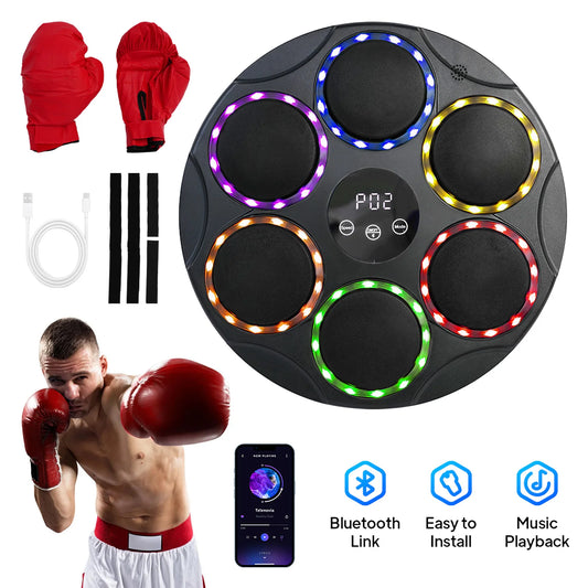 Display Smart Music Boxing Target Training Machine Wall-Mounted Equipment