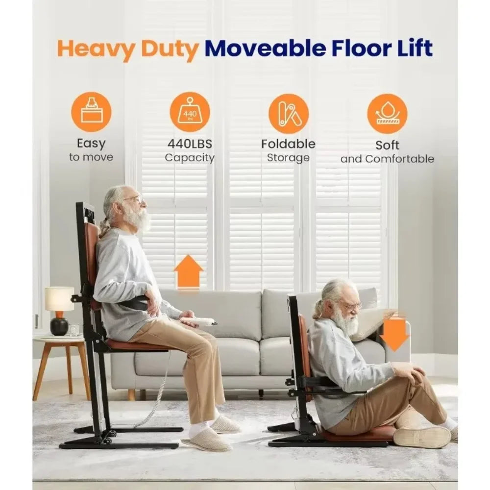 Health Household Electric Floor Lift IndustrialStrength HeavyDuty Chair Support Premium