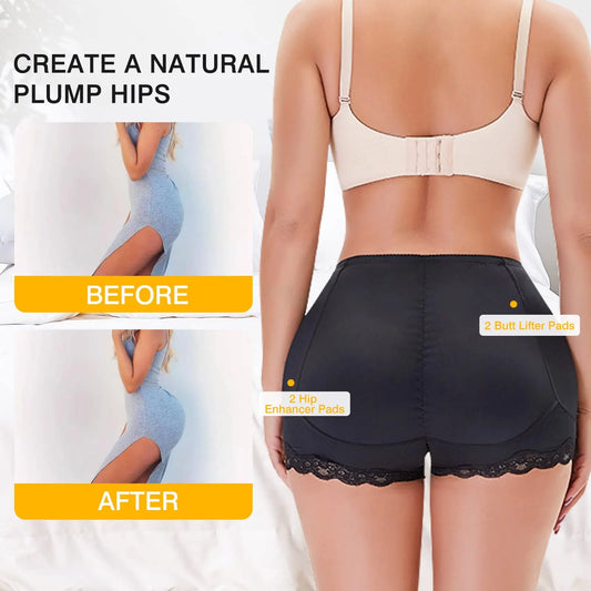 LILVIGOR Innovative Padded Underwear Women Butt Lifter Enhanced Seamless Shapewear