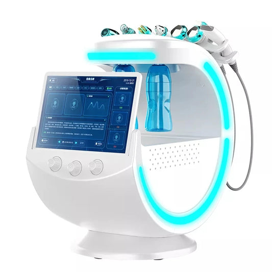 Facial Skin Analysis Ultrasonic Rejuvenation And Oxygen Facial Machine