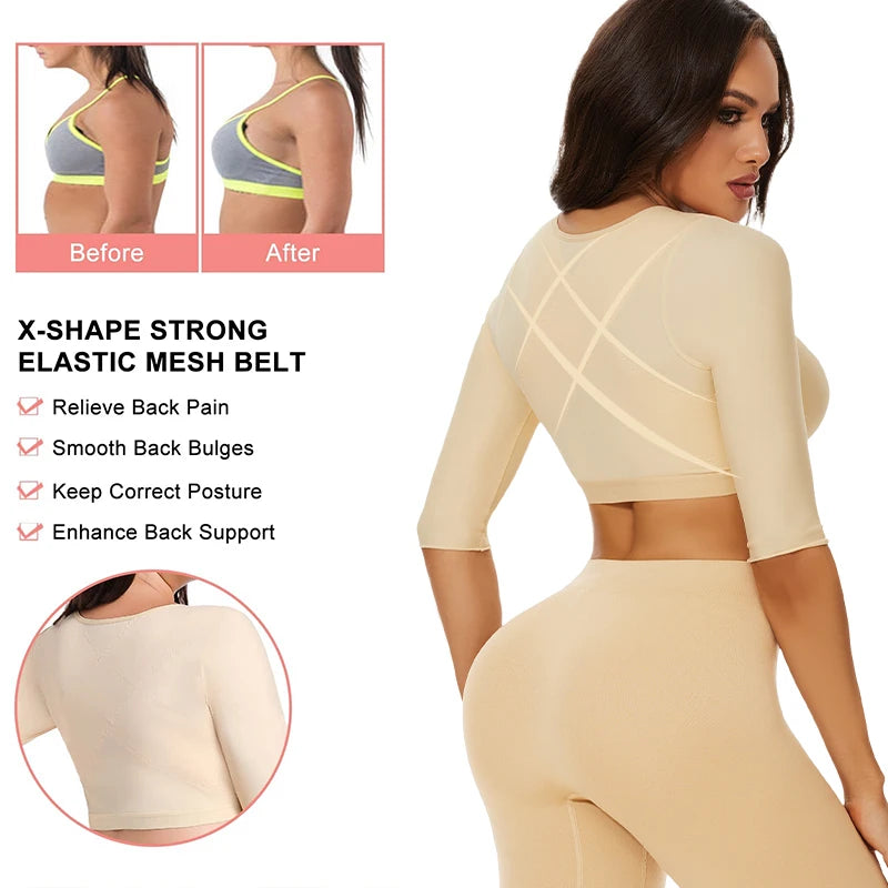 LALAMELONCN Shaper Tops For Women Arm Flabby Post Surgery Compression