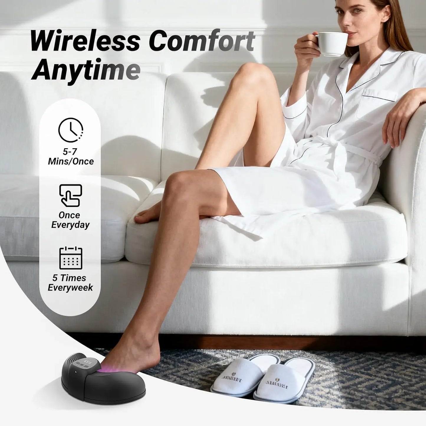 KTS Nail Fungus Treatment Device With Blue Light Time Display