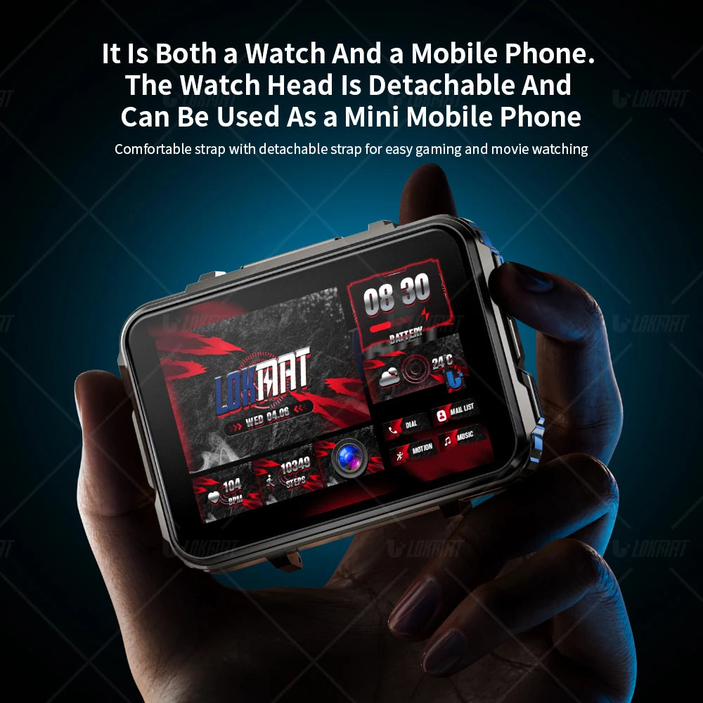 LOKMAT APPLLP 5 MAX Android Smartwatch Phone 4G Calls