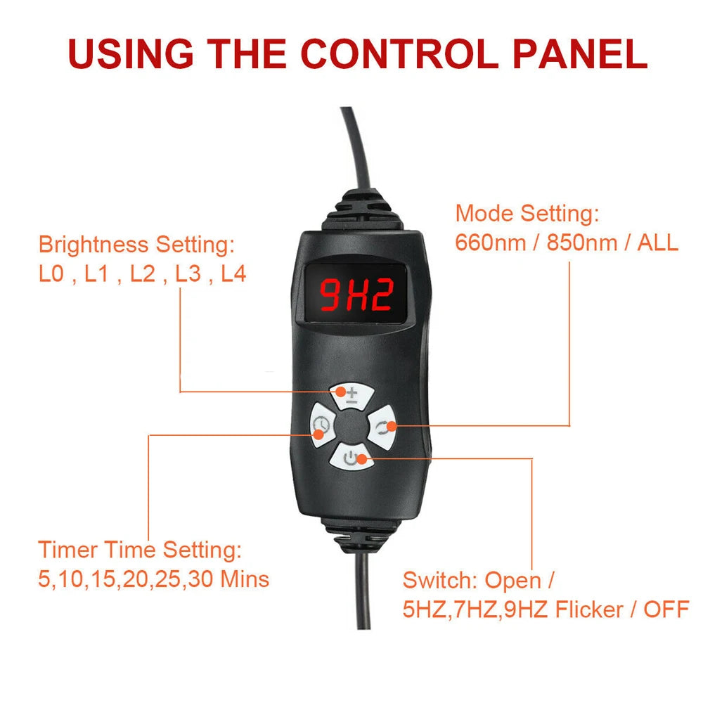 Infrared LED Therapy Device For Face And Body Pain Relief