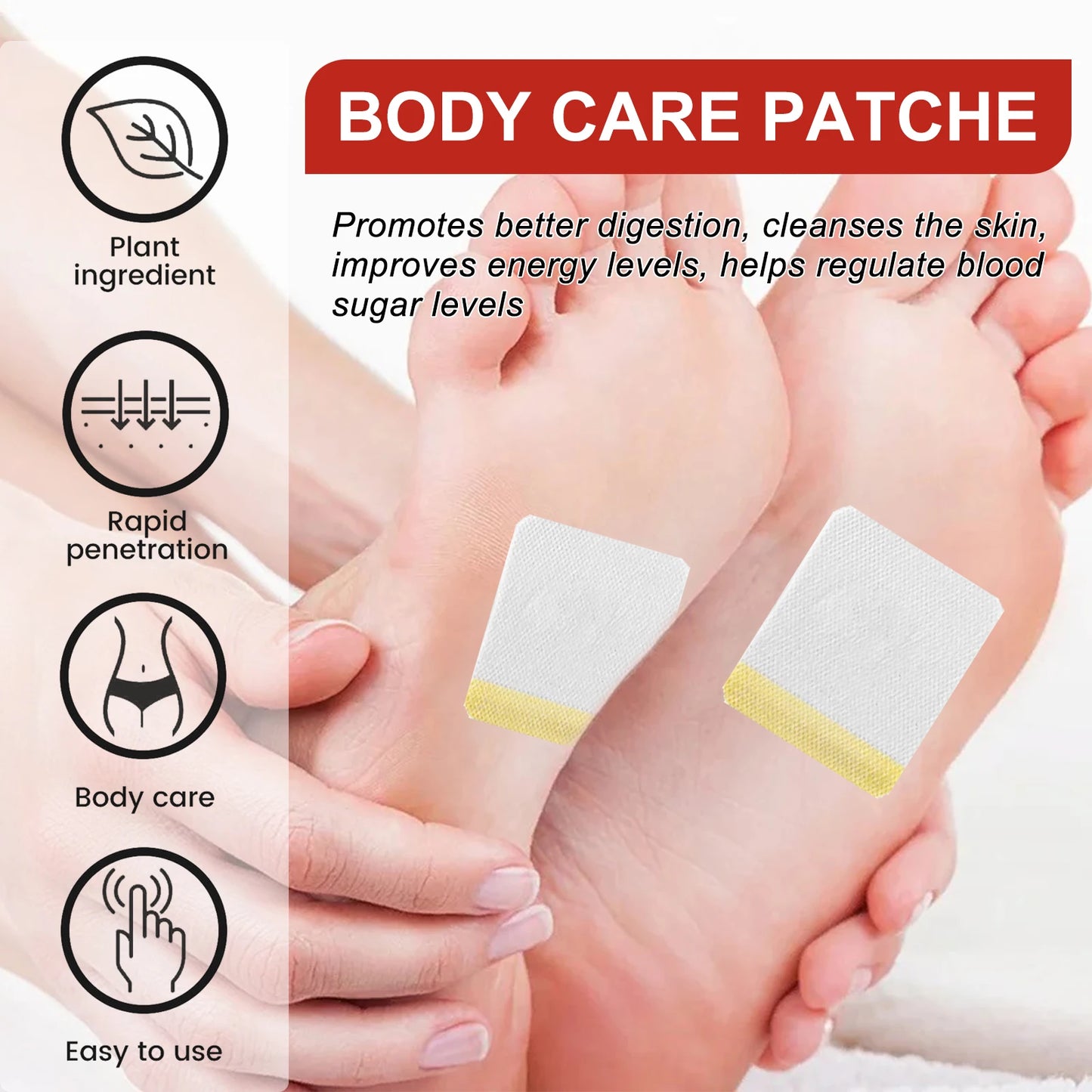 Eelhoe Plantar Acupoint Patches for Foot Pain Relief
