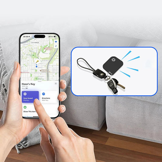 ALLOYSEED Wireless Charging Smart Tag Wallet Tracker Waterproof