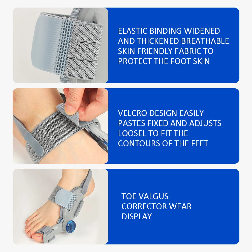 PASTSKY Bunion Corrector Toe Separator Orthotics for Hallux Valgus Relief