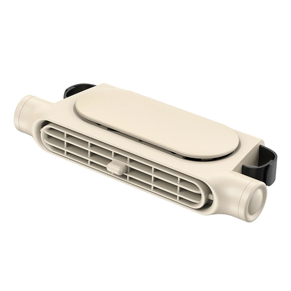 Portable Car Seat Fan With 3 Speeds USB Powered Compact